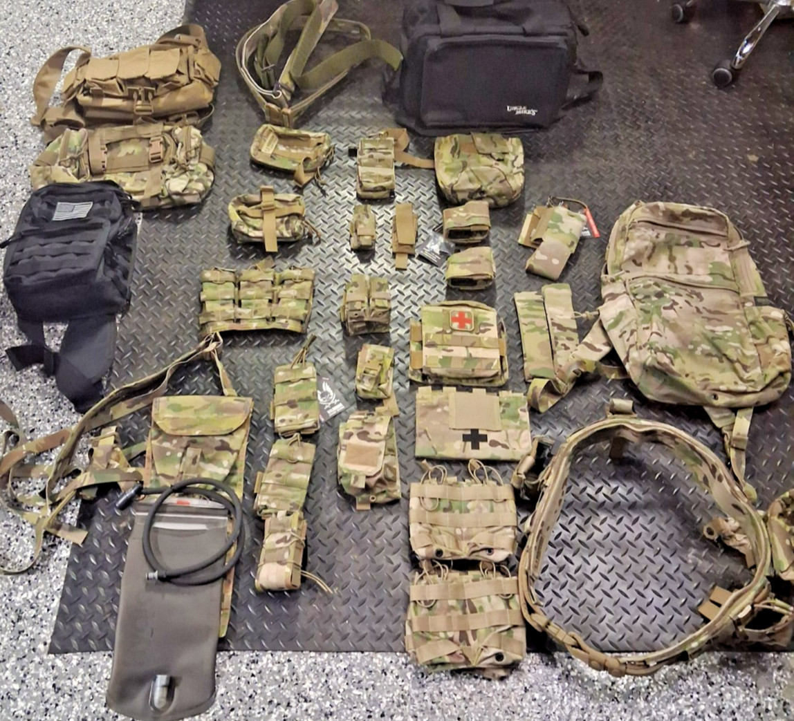 Multicam Pouches / Range Bags / Belts and more!!!!
