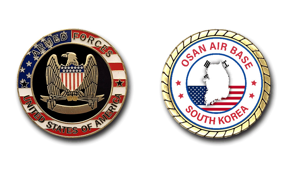 Osan Air Base South Korea Challenge Coin
