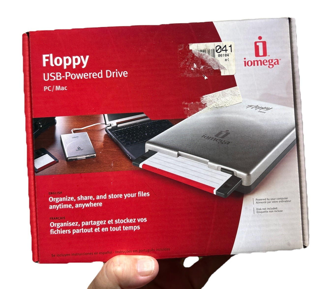 Iomega Floppy USB-Powered Drive for PC/Mac New Sealed