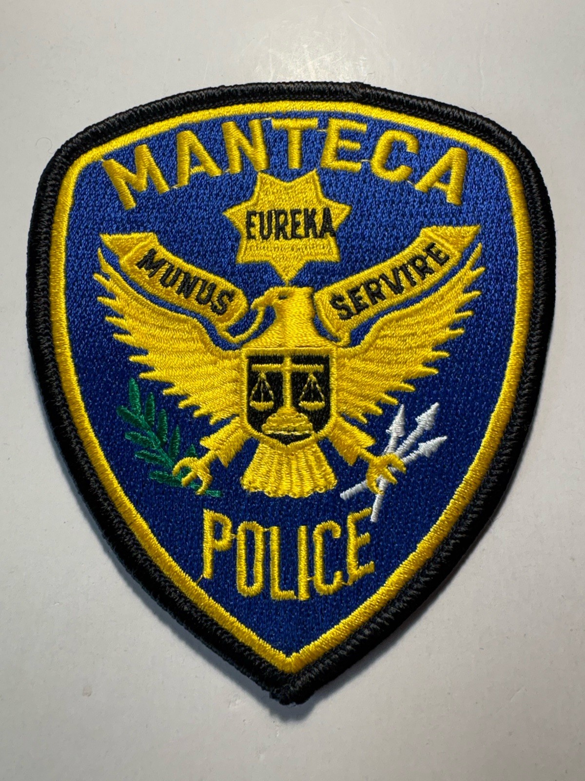 Manteca California Police Patch