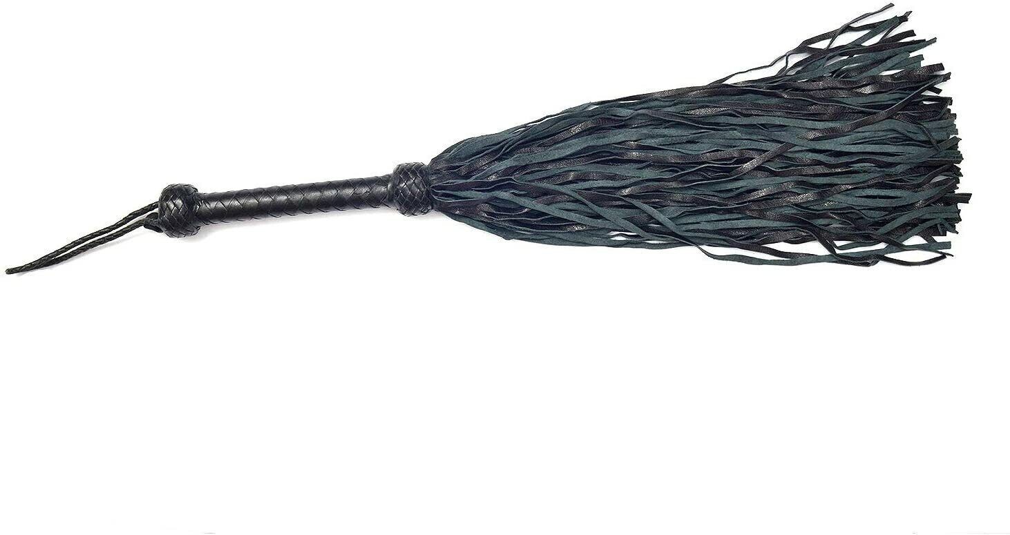 BDSM Genuine Cowhide Thick Leather Flogger 75 Tails Heavy & Thuddy impact Whip