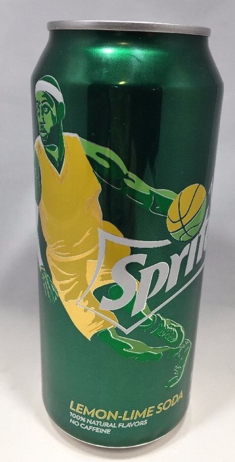 LEBRON JAMES SPRITE CAN 2016 CHAMPION CAVS NBA FINALS CHAMPIONS - RARE !!!!