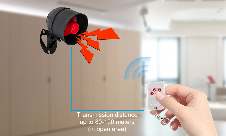 Simple DIY Wireless Safety Alarm System Window Sensor Burglar Warning Kit
