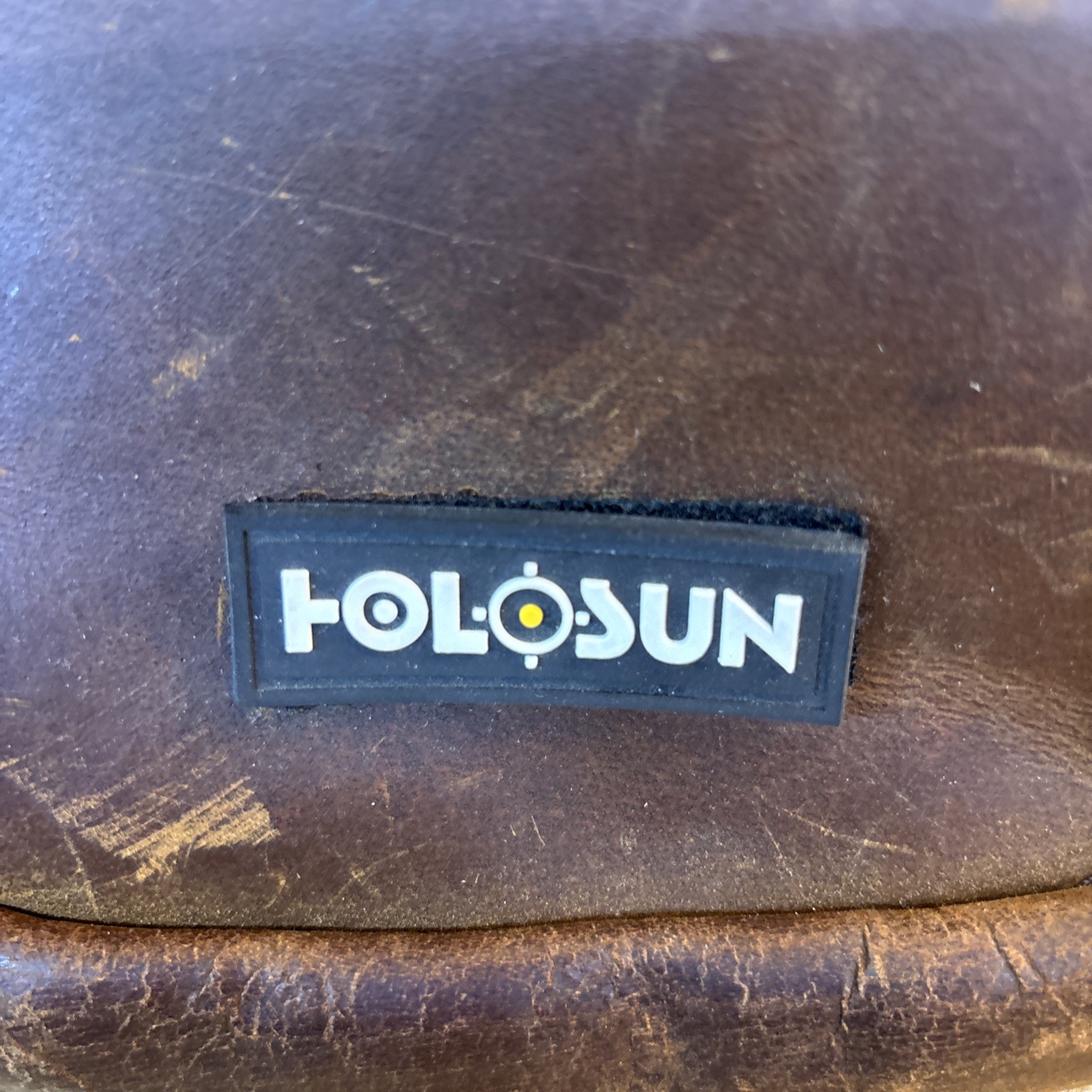 Holosun Leather Bag Padded Backpack Sling Bag Rare