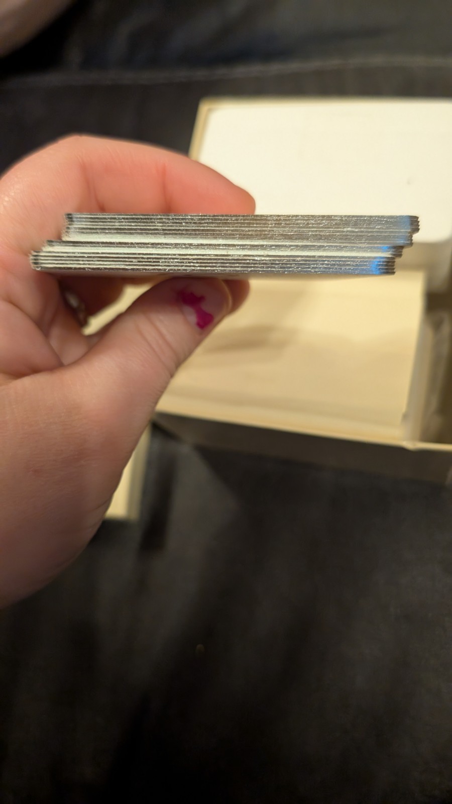 Cartier silver trimmed place holder table number cards