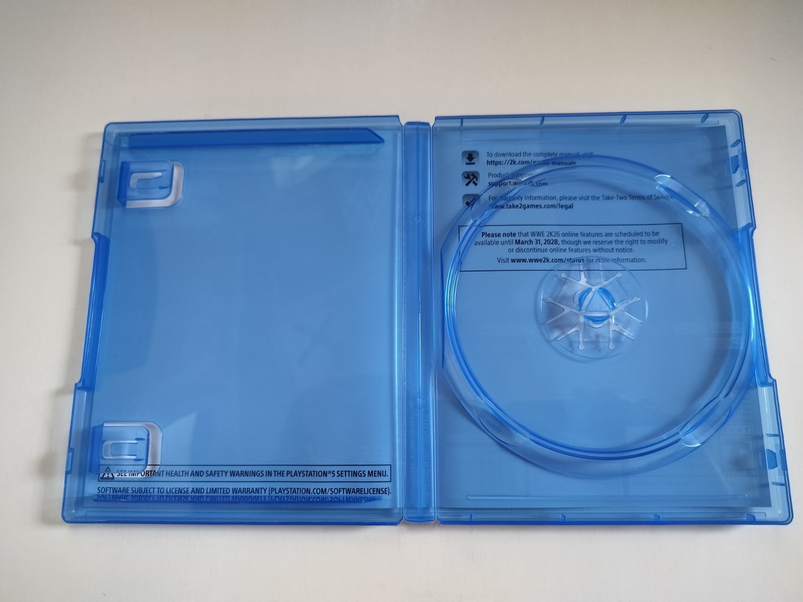 Replacement Case Only for WWE 2k26 PlayStation 5 PS5 AUTHENTIC