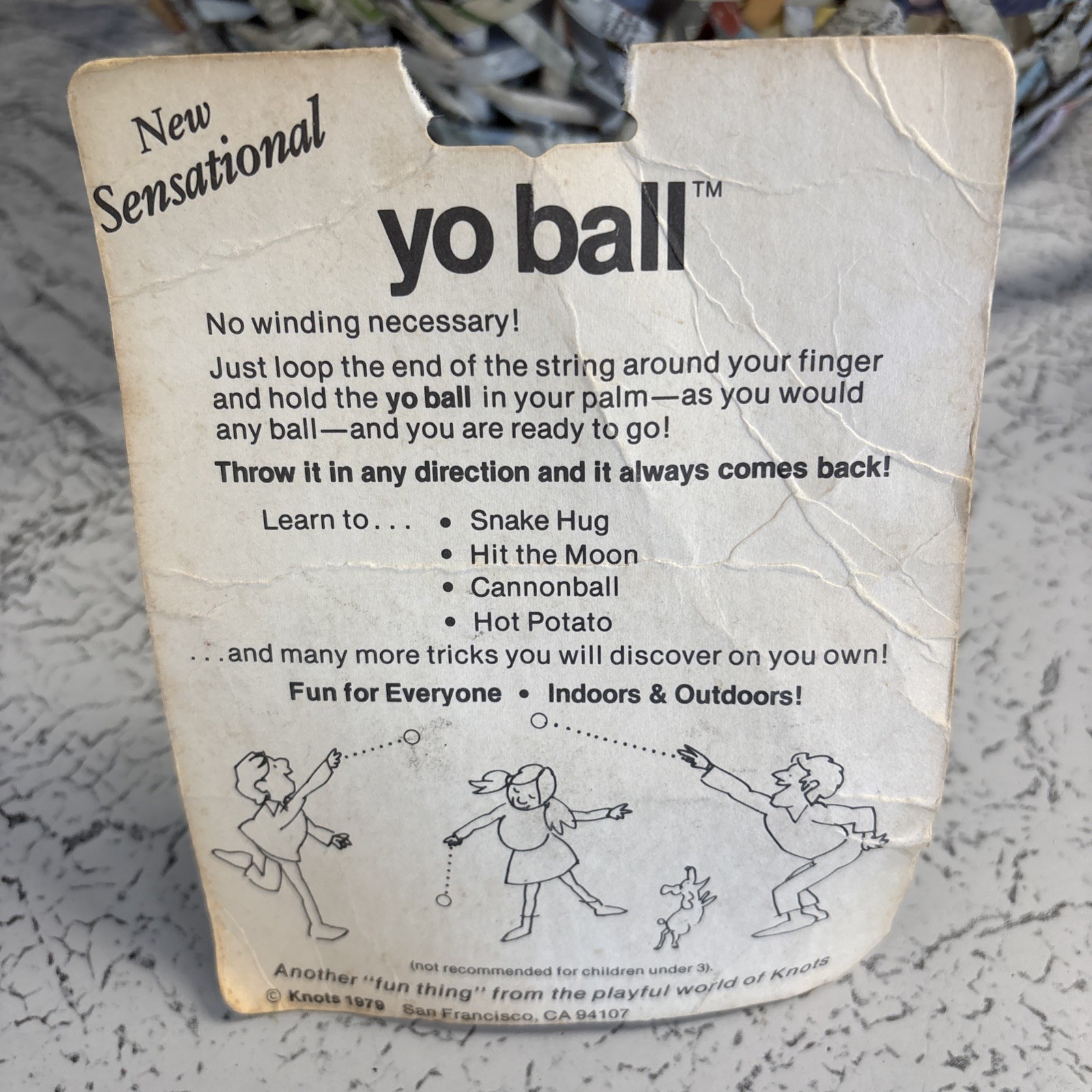 1979 YO BALL YO-YO by Knots - Sealed!