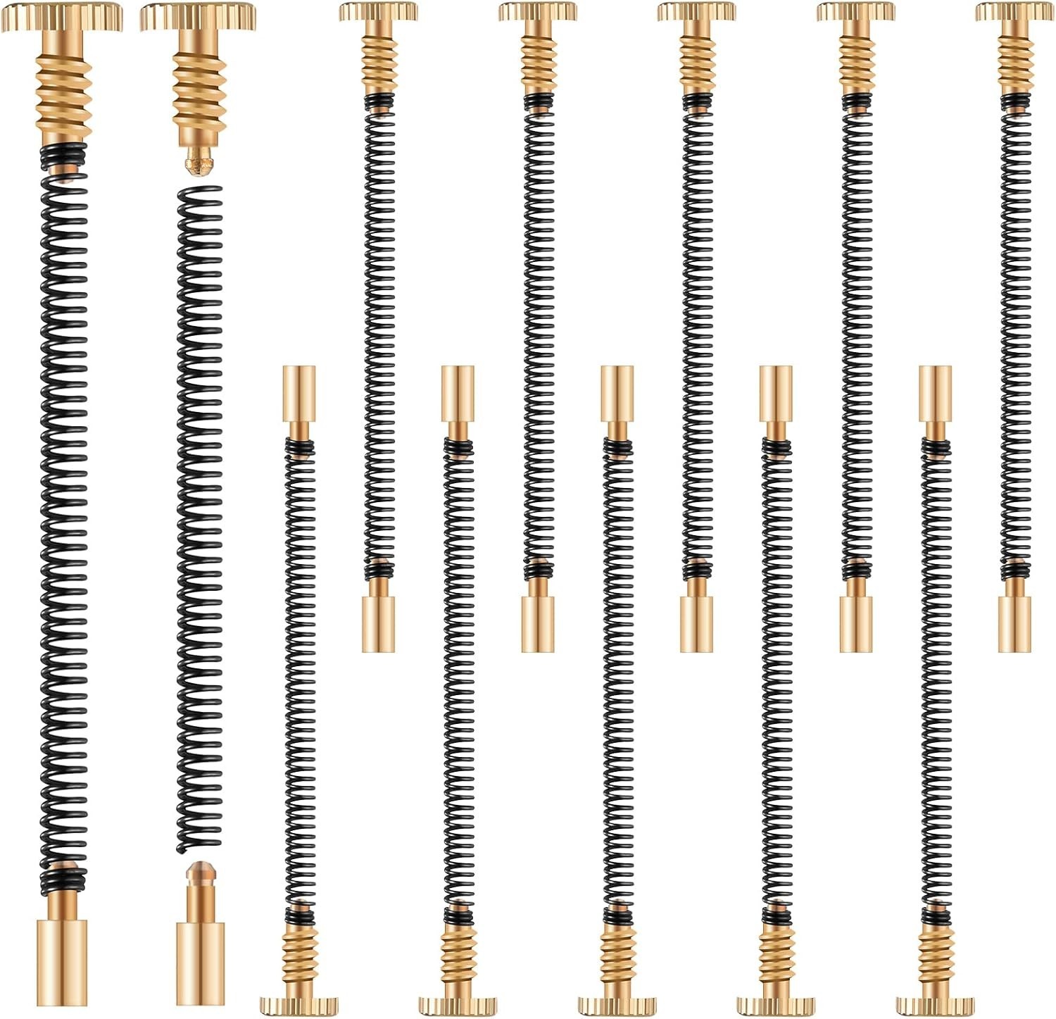 10 Pcs Lighter Repair Kit with Springs Thimbles and Base Plate for Flint