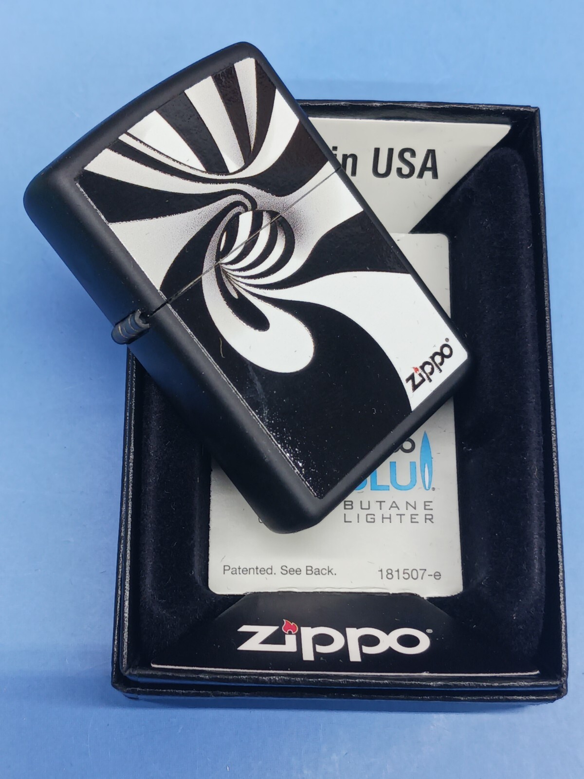Zippo Spiral Black Matte 28297