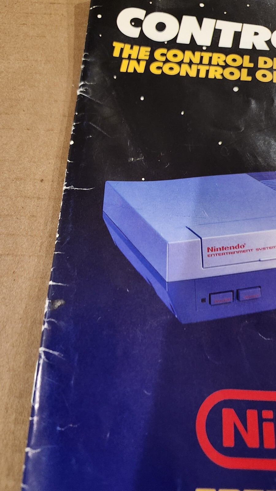 Nintendo NES Entertainment System Control Deck Instruction Manual 1986