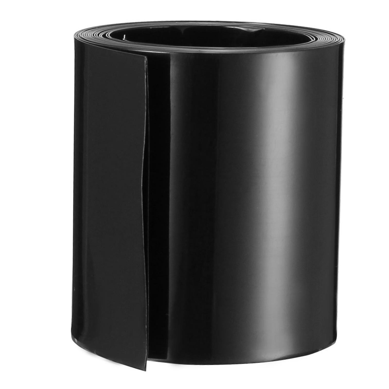 PVC shrink tube tube tube 50mm 2 x 18650 shrink film 2m black