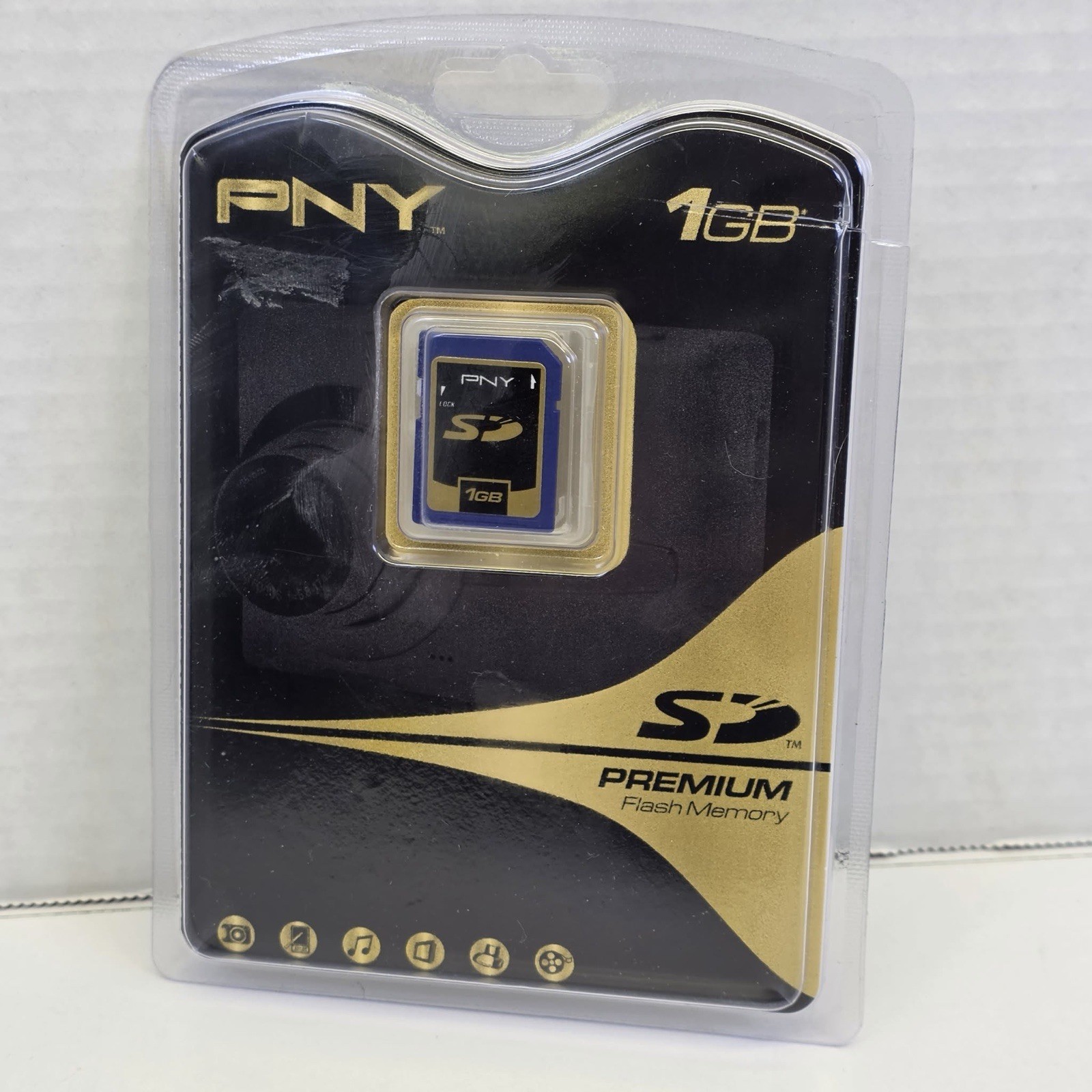 PNY 1GB SD Premium Flash Memory Card-P-SDG1GB-FS-