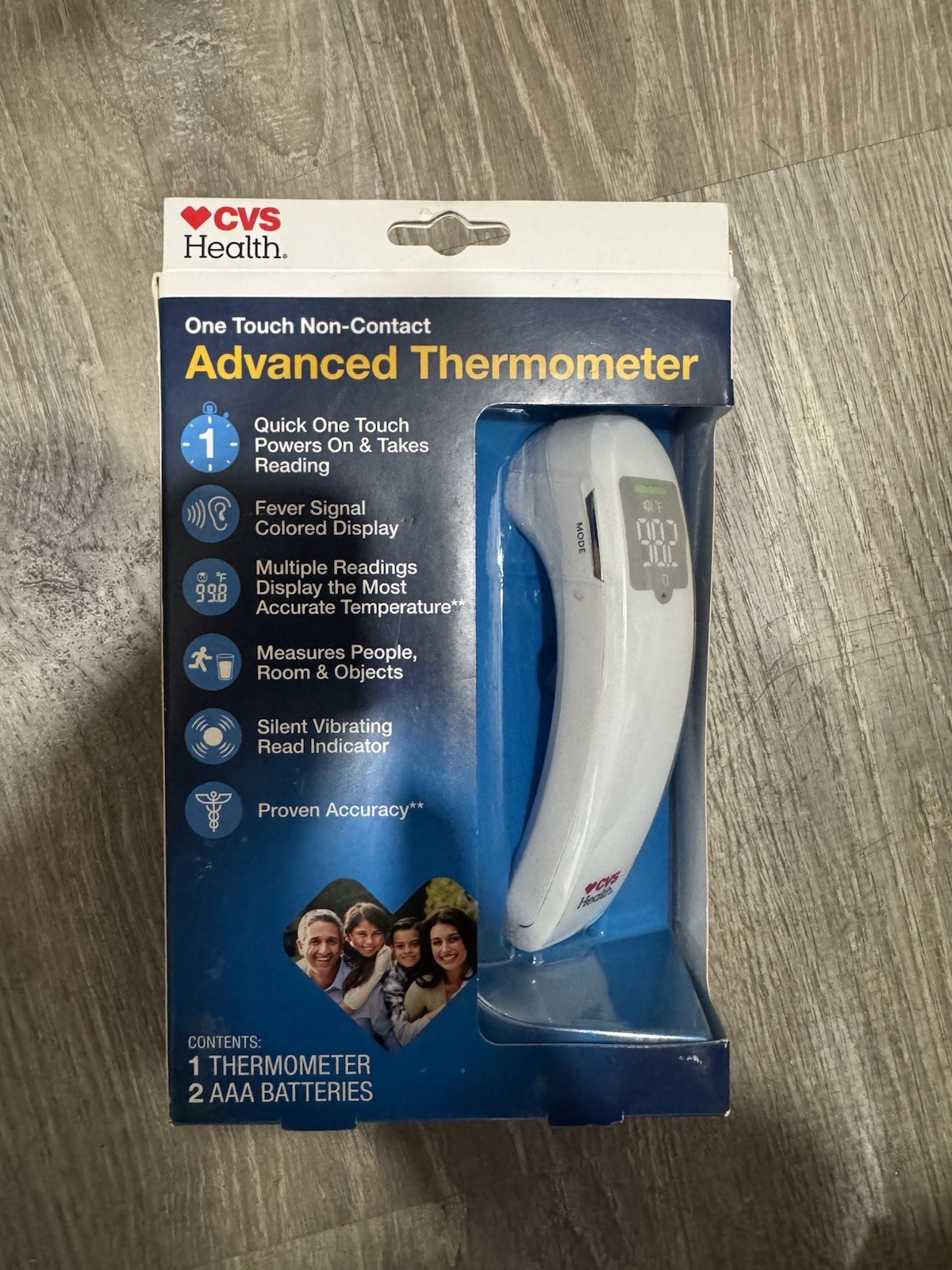 CVS Health One Touch Non-Contact Advanced Thermometer DET-218