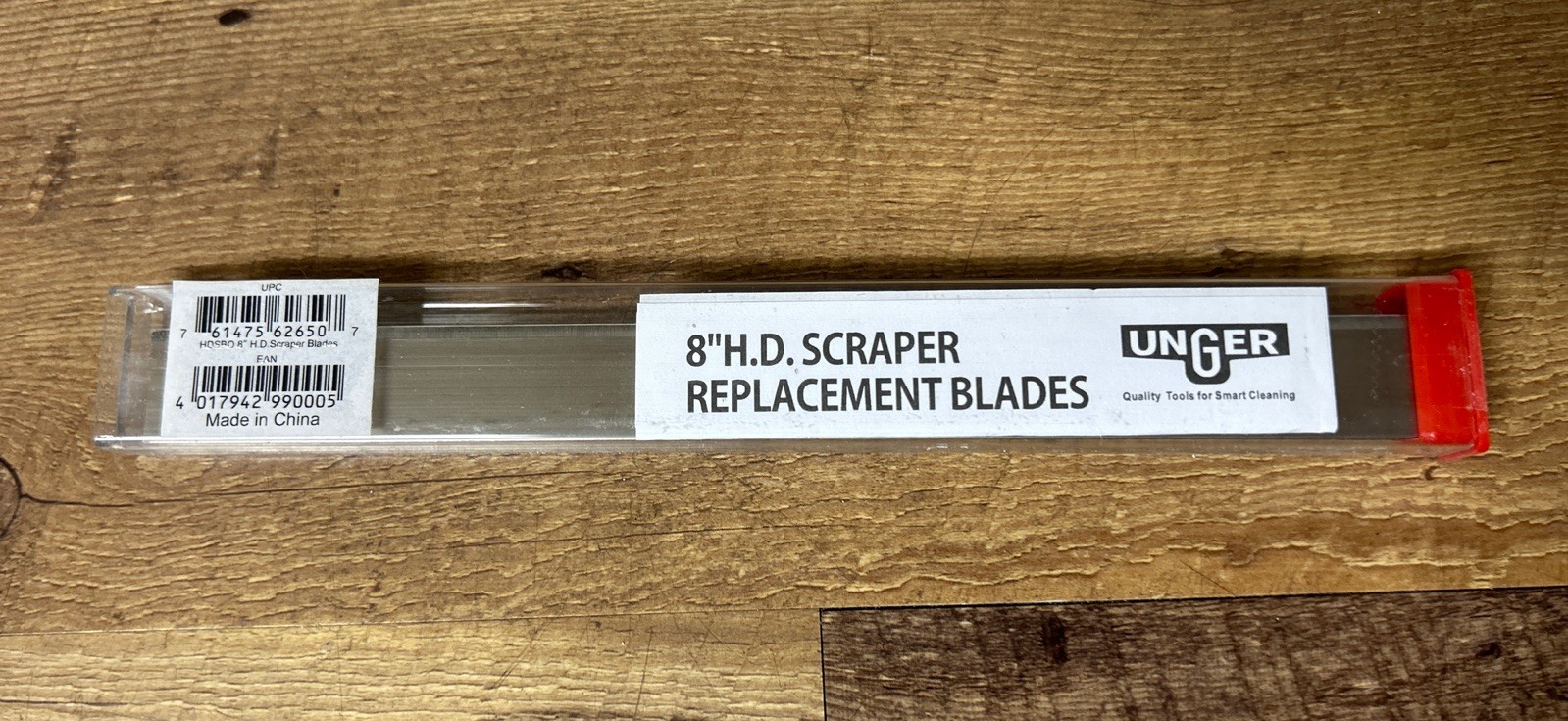 8" Replacement Blades For Heavy Duty Scraper, 10 Pack - MADE IN U.S.A. - Bulk