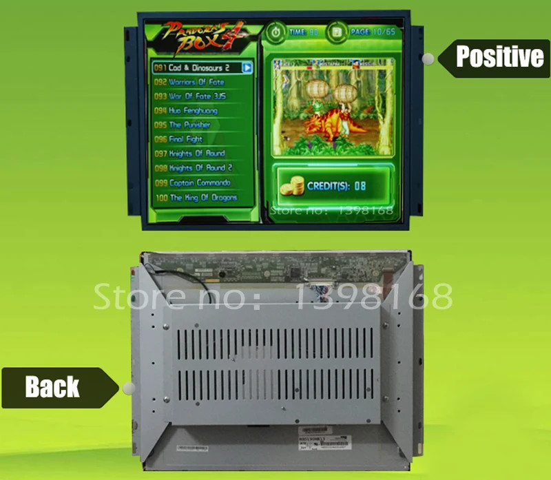19 22 Inch Arcade Game LED Monitor for Arcade Cabinets, Jamma / MAME / MultiCade