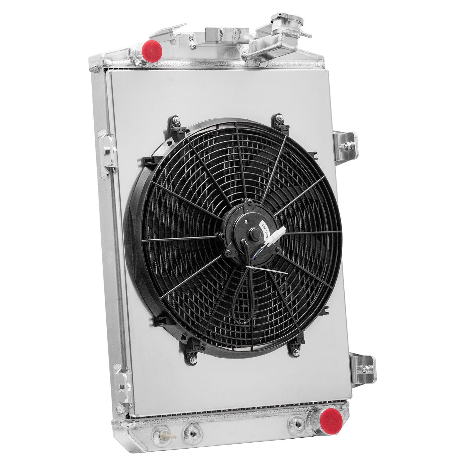 3-Row Aluminum Radiator CC1930CH 1930 Chevy V8 Conversion w/ Shroud Fan 3 Core