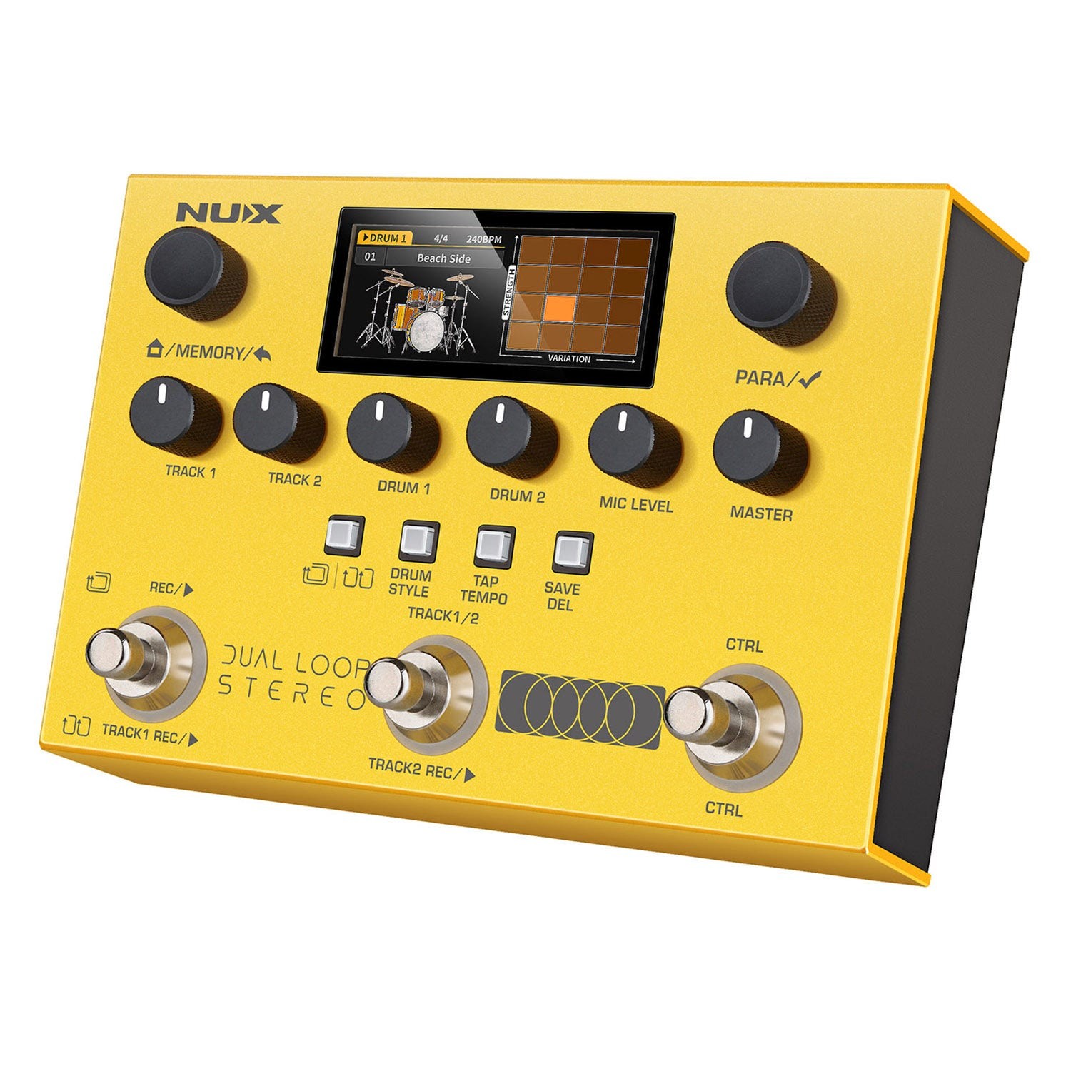 NUX Dual Loop Stereo Looper Guitar Effect Pedal with Effects
