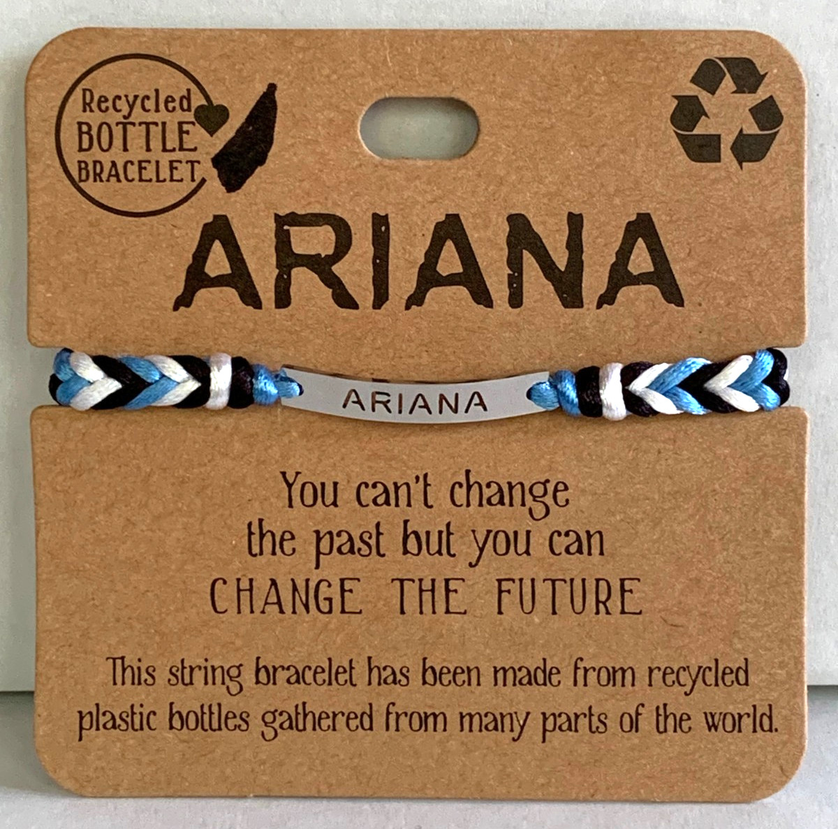 ARIANA   ♻Recycled Bottle Bracelet ~Brand New ~ Great Gift 🎁