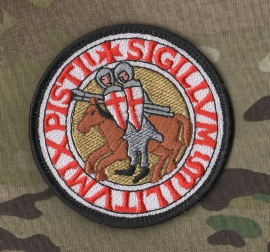TALIZOMBIE© WHACKER NATO COALITION OPERATOR burdock PATCH: Mason Knight Templar