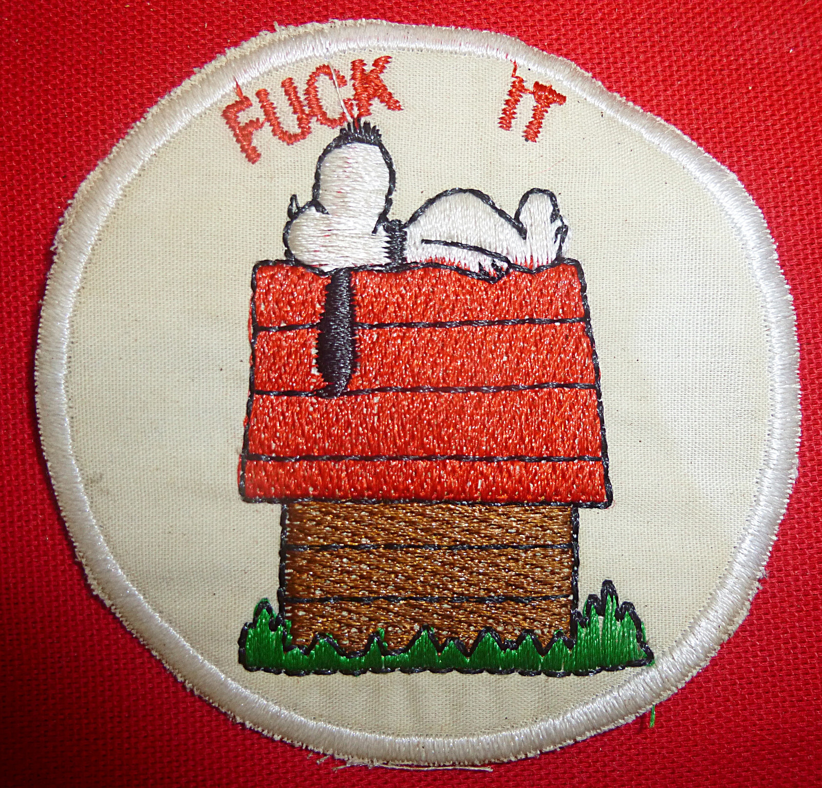 Patch - SNOOPY SAYS - US SPECIAL FORCES - MACV-SOG - USSF - Vietnam War - M.94