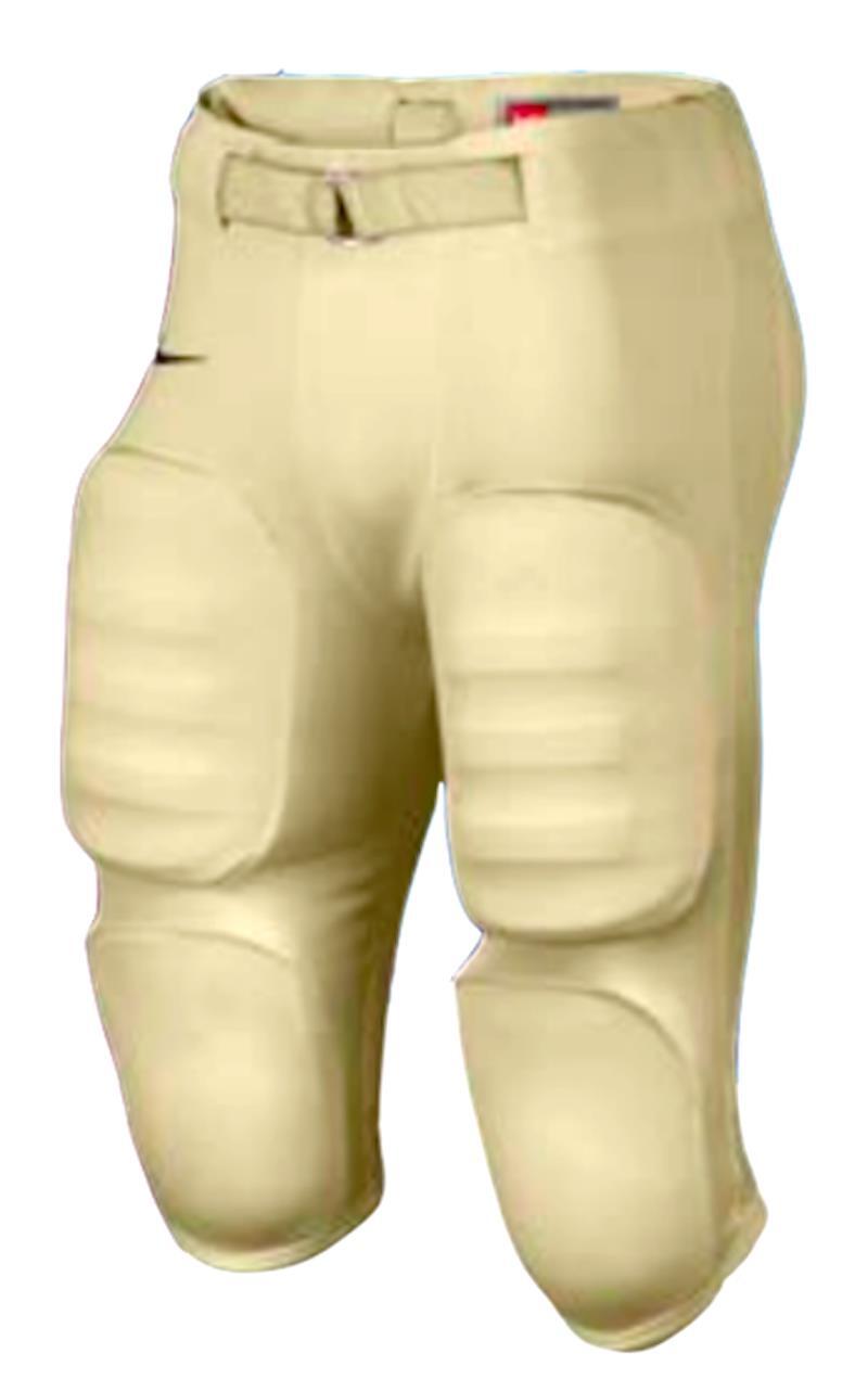 NIKE men's Team Defender Game Football Pants Gold Size 2XL XXL