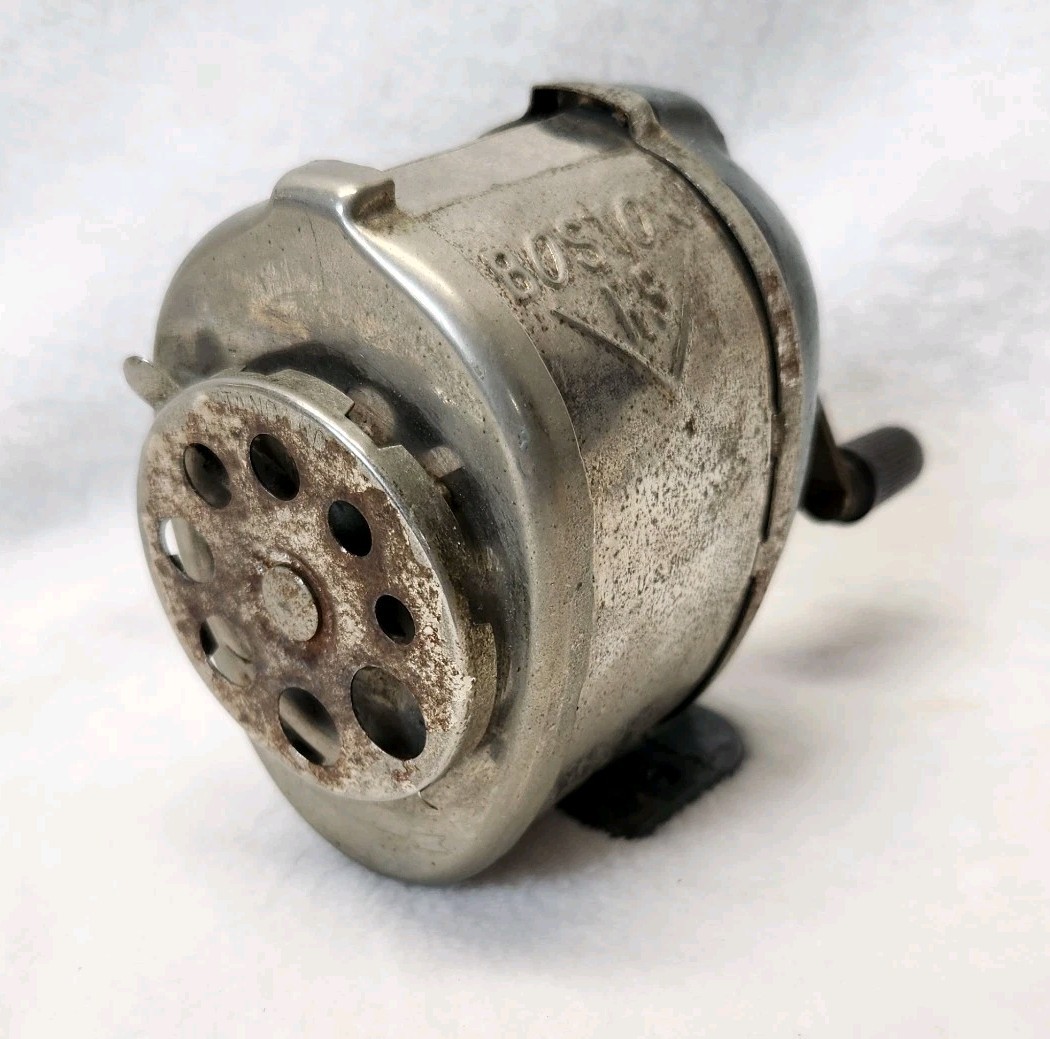 Vintage Boston KS Pencil Sharpener Desk Mount