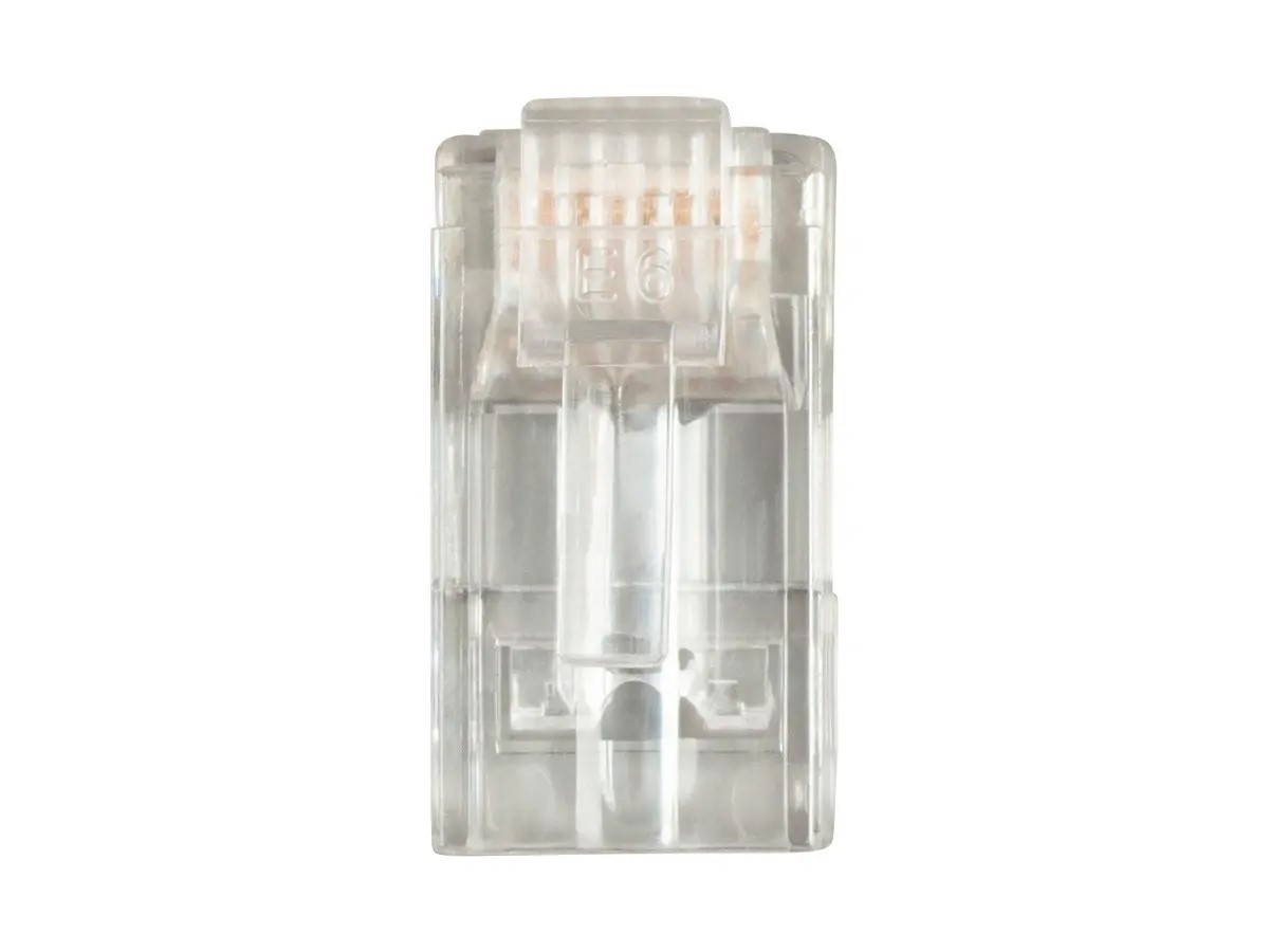 Monoprice 8P8C RJ45 Plug with EZ Passthrough for Cat6 Ethernet Cable 100pcs/pack