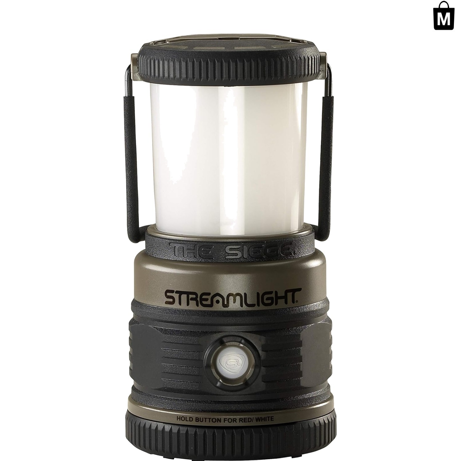 Siege Compact LED Lantern in Coyote: 295 Hours Battery Life & High Lumens