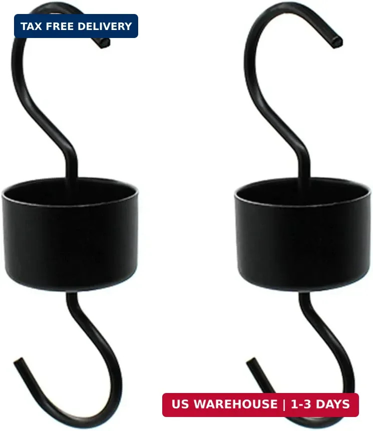 Ant Moat for Hummingbird Feeders 2 Pack Black