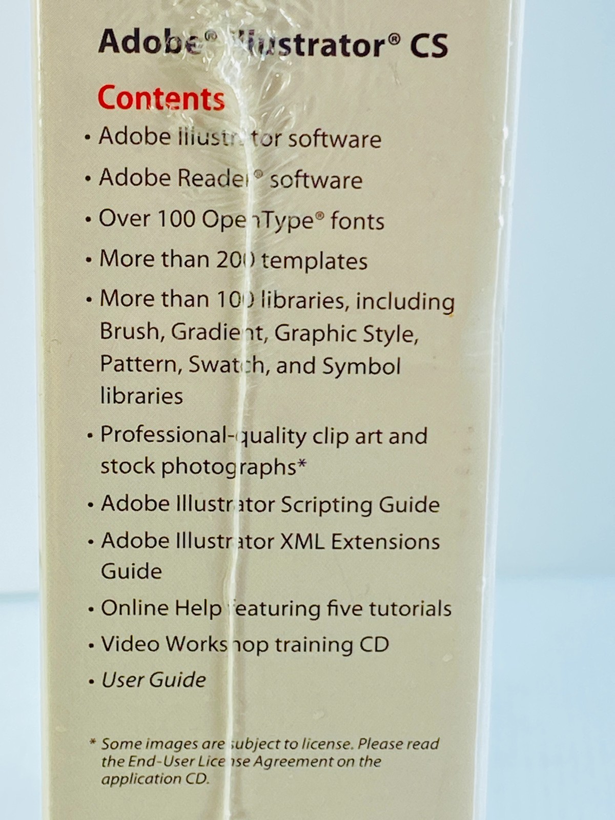 Adobe Illustrator CS PC WINDOWS Original Box Sealed 2003