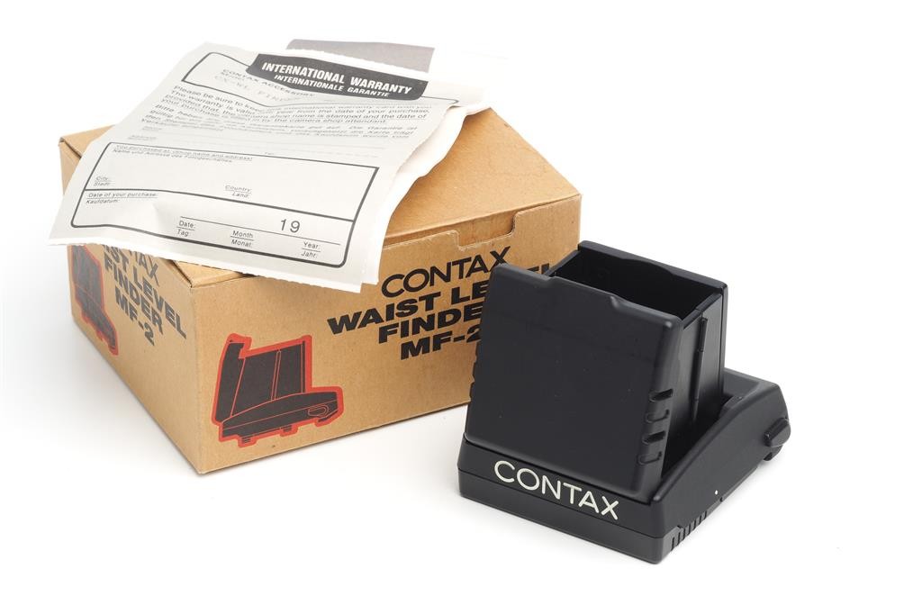Contax 645 Waist Level Finder MF-2 With MFW -1.5 Diopter Lens