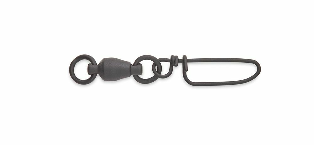 Sampo Double Rings & Coastlock Snaps - Size 3 - 60lb Black Pack of 2