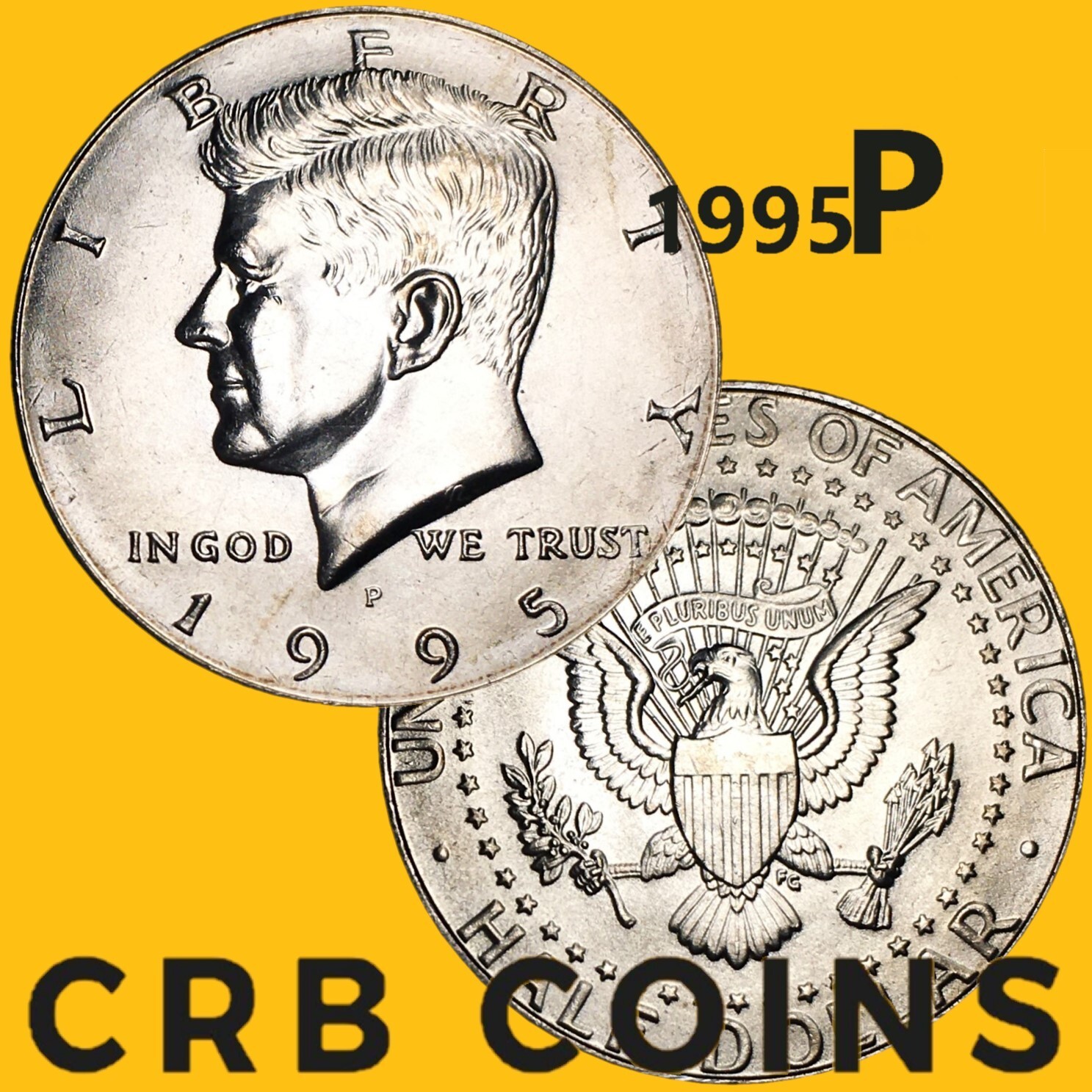 1995-P United States Kennedy Half Dollar - (Circulated) KM#A202b - HD95P