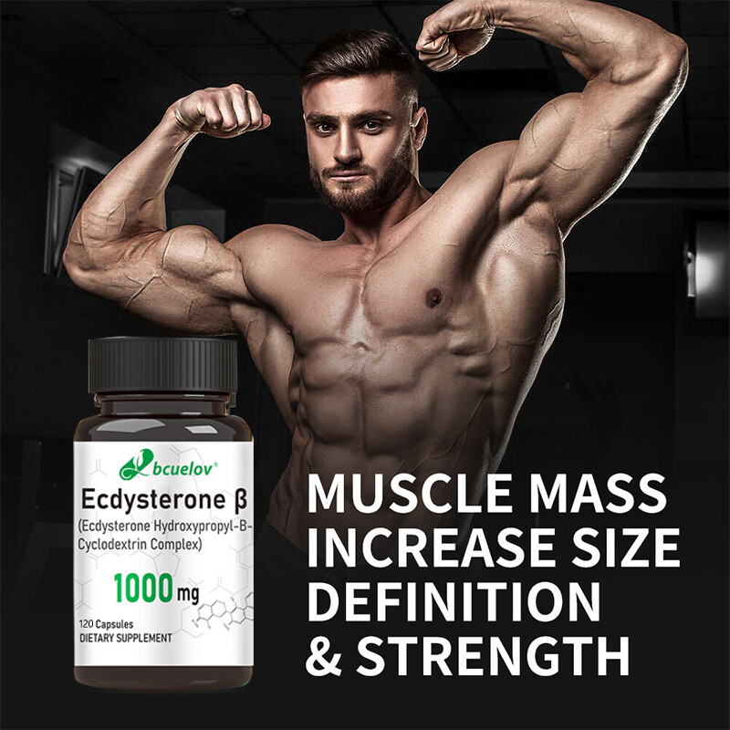 Ecdysterone (20-Hydroxyecdysone) 99% HPLC! 🔥 30 To 120 Capsules Muscle Gain