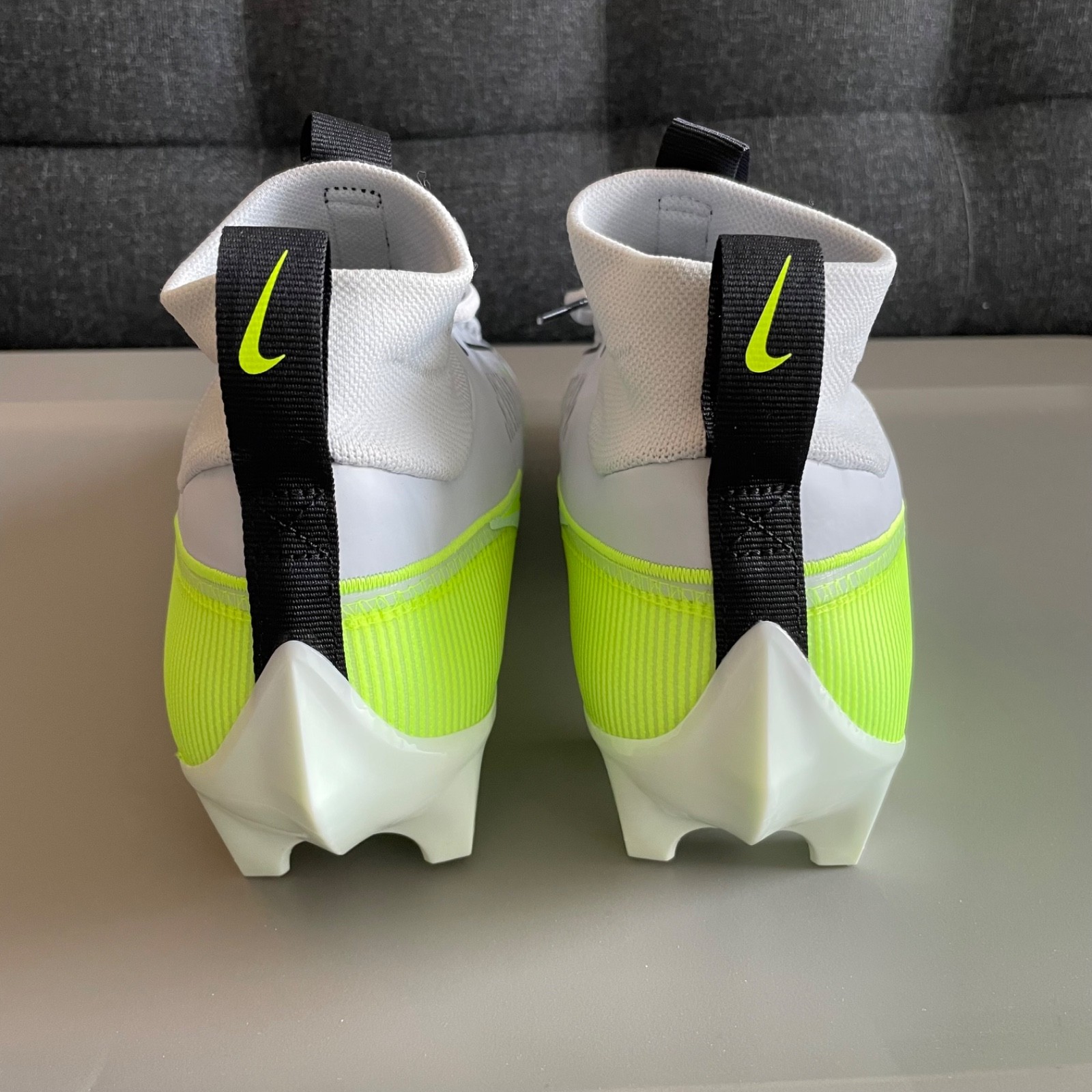 Nike Vapor Edge Pro 360 2 Football Cleats Platinum DA5456-004 Men's NEW NBY