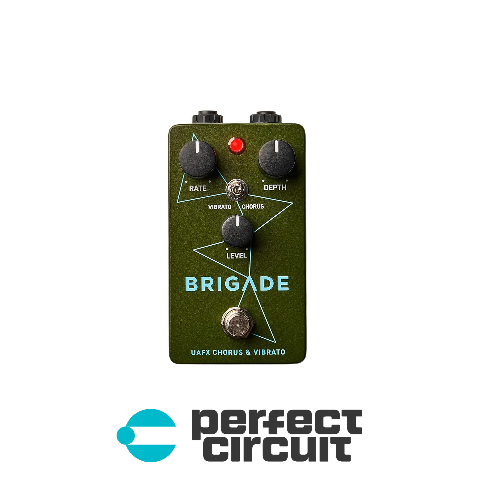 Universal Audio Brigade Chorus + Vibrato Pedal EFFECTS - DEMO - PERFECT CIRCUIT