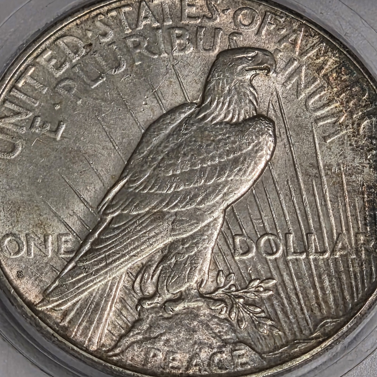 1926 s peace silver dollar ICG MS61