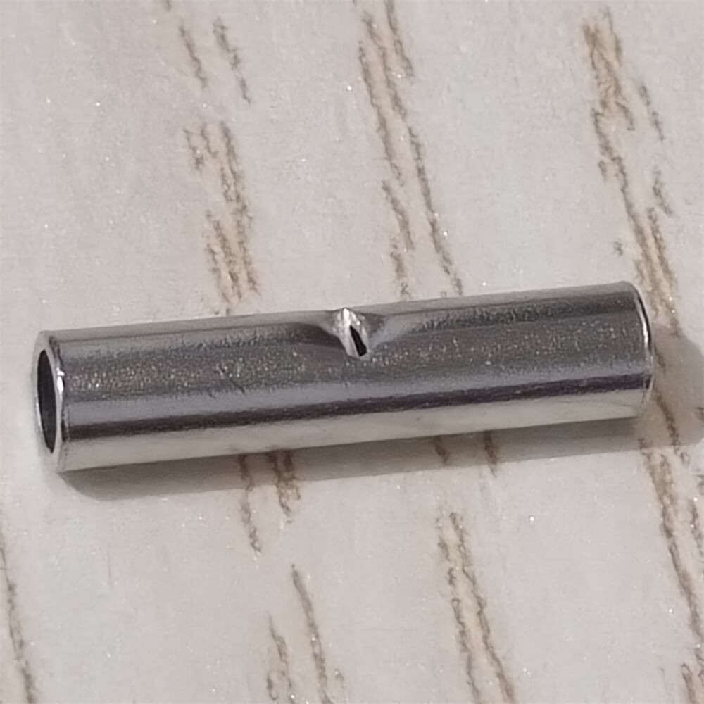 300pcs Non-Insulated 22-16AWG Electrical Wire Butt Connectors Splice Terminals