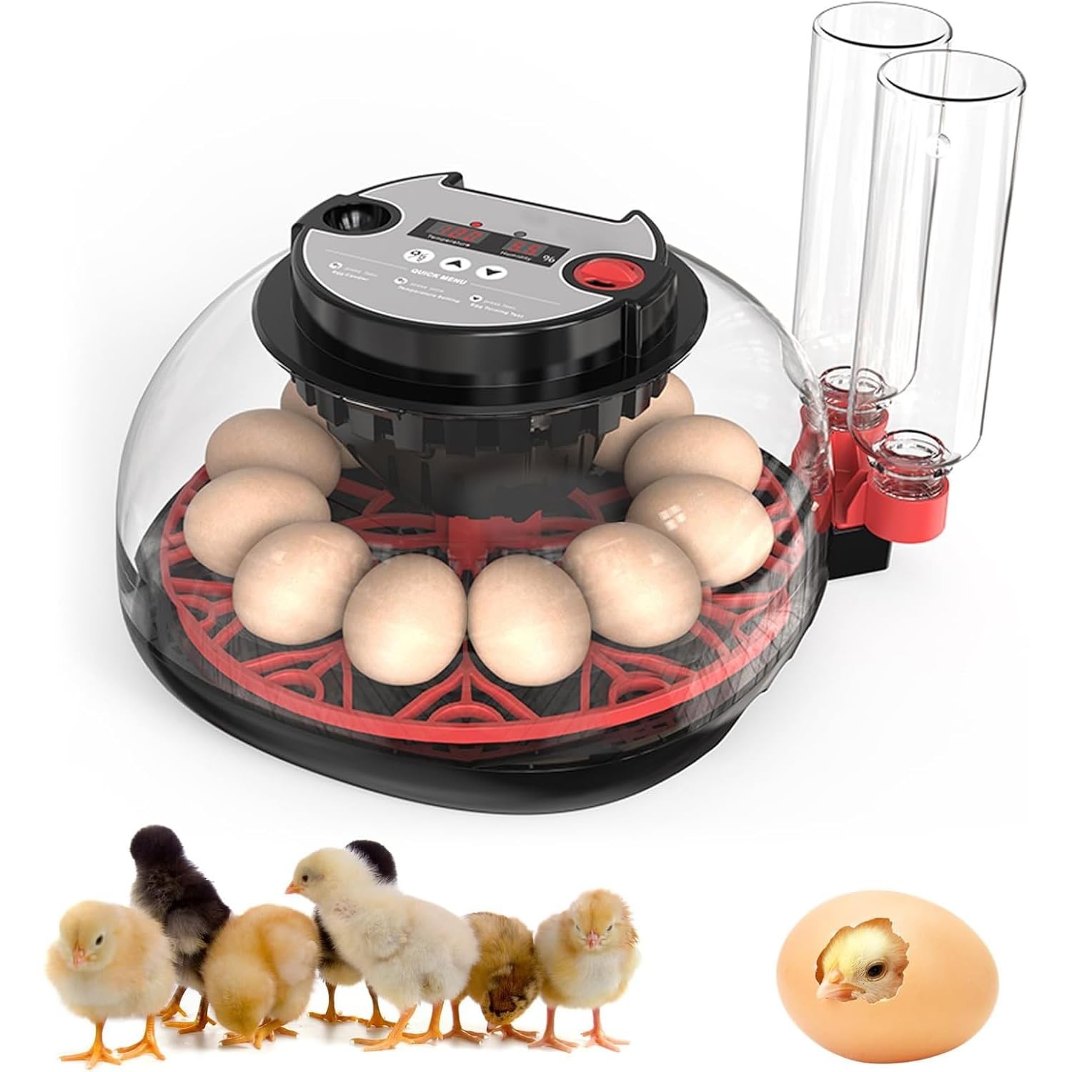Incubators for Hatching Eggs Automatic Egg Incubator with Temperature Control