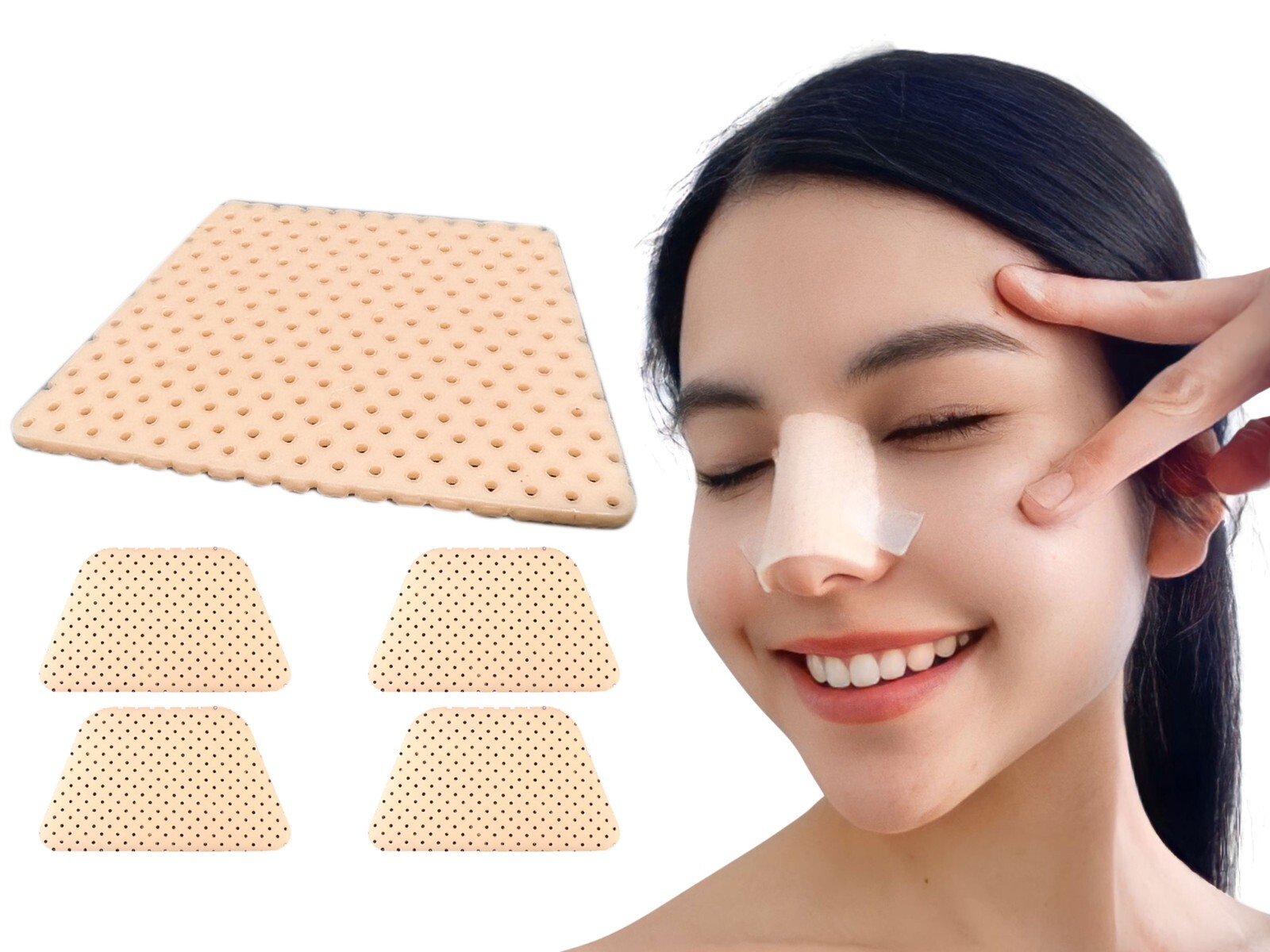 Thermoplastic Nasal Splints, Nose External Protector for Nose Brace Fracture, 5P