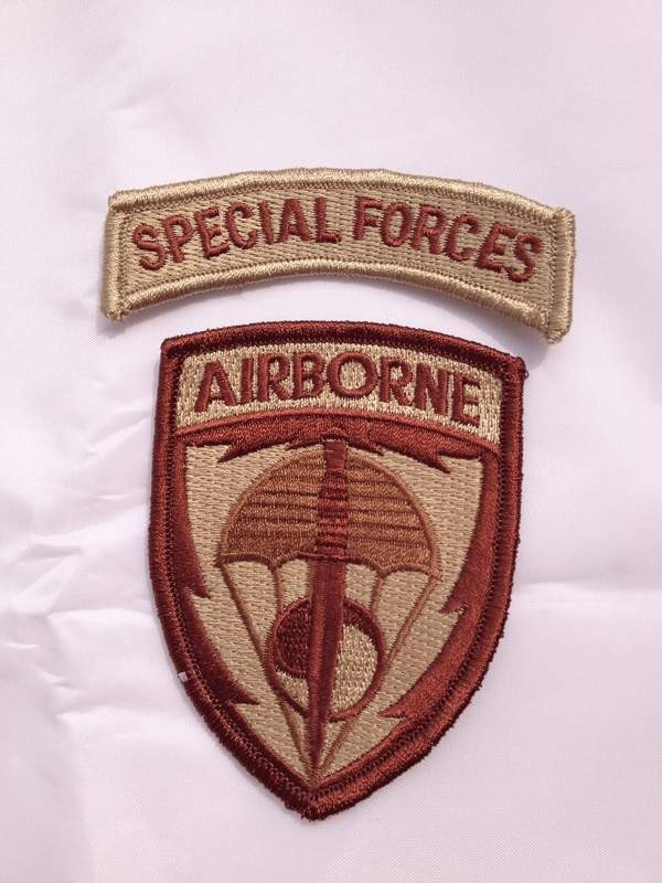 US United States Special Forces Airborne Embroidered Military Patch