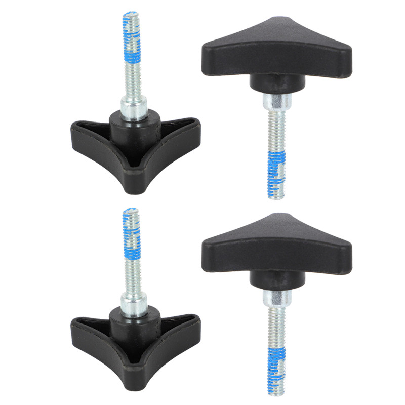 4PCS Knob For Rear or Front Rolling Walker Wheel Assembly Rollator Parts Black