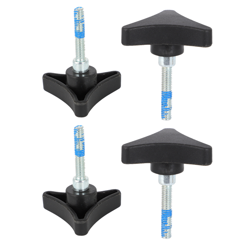 4PCS Knob For Rear or Front Rolling Walker Wheel Assembly Rollator Parts Black