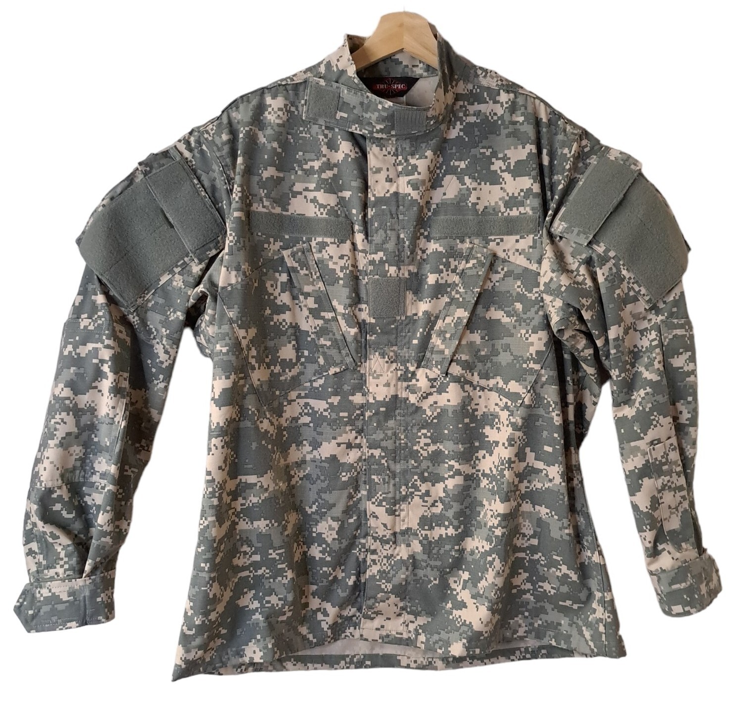 TRU SPEC BDU RIPSTOP Cotton Nylon Army Combat Jacket Digital Camo Large Reg. New
