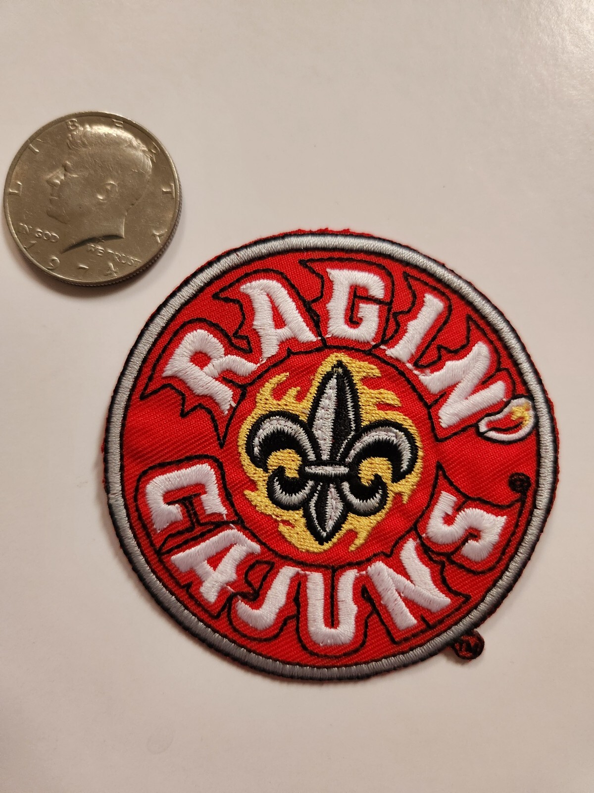 Louisiana Ragin Cajuns 3" Logo Patch  New Iron On