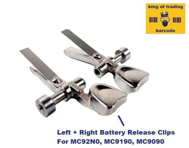 Battery Release Clips w/ Screws for Zebra Symbol MC92N0, MC9190, MC9090, MC9200!