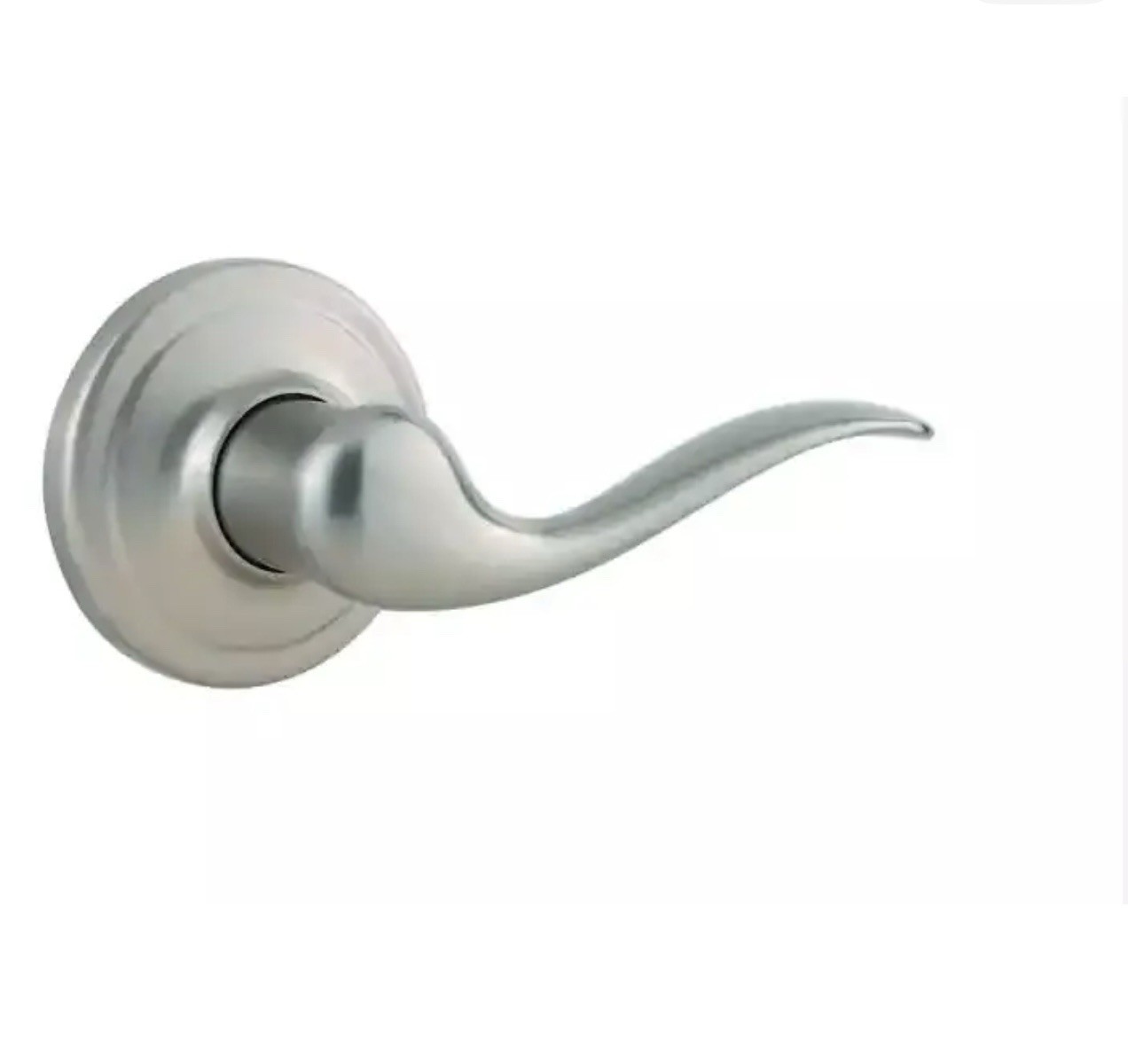 Kwikset 788TNL RH15 Tustin Right-handed Half Dummy Lever Satin Nickel No-Turn