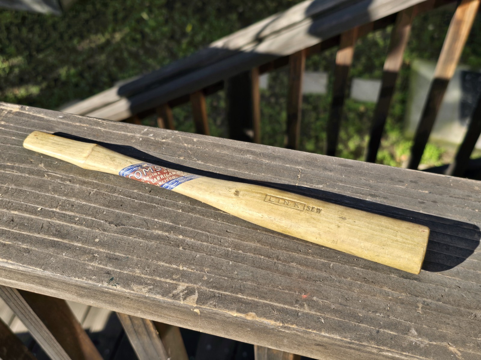 VIntage 11” Comstock Hickory Replacement Wood Hammer Handle NOS Link SBW S.F.