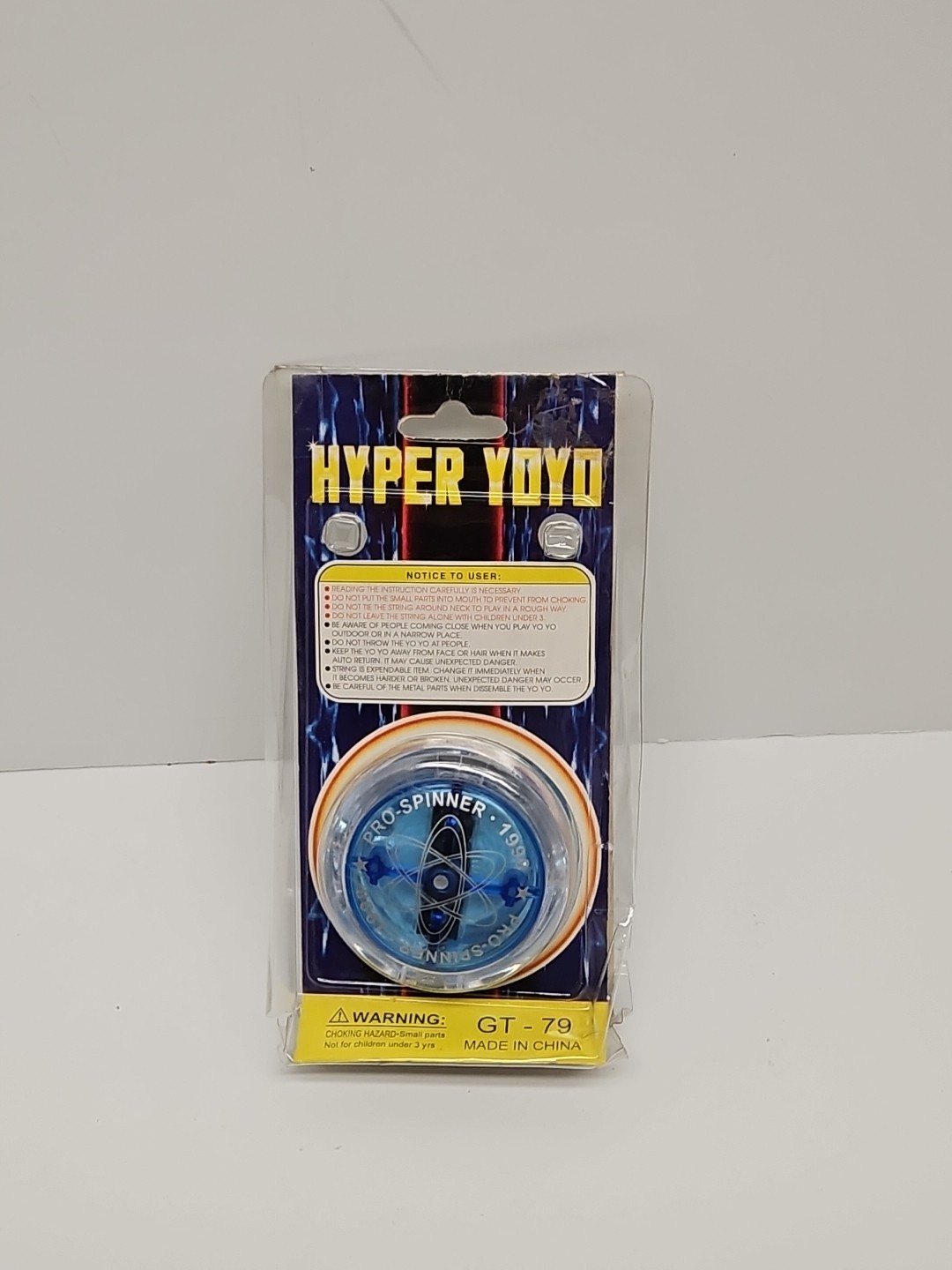 Hyper Yoyo Professional Spinner Auto Return System Blue With Package 1998