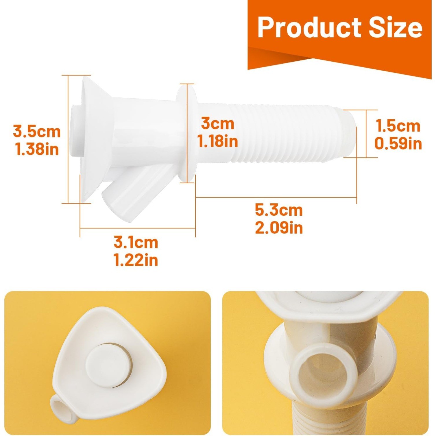 3 Pcs Push-Button Cooler Spigot Replacement,for Rubbermaid Gott Cooler Valve